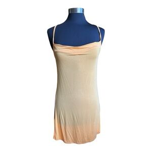 Yellow Spaghetti Strap Dress